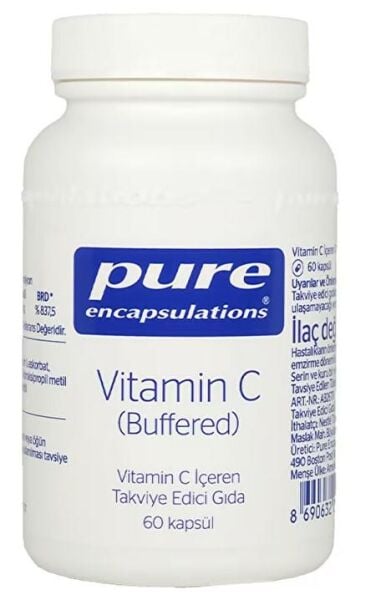 Pure Encapsulations Vitamin C Buffered 60 Kapsül