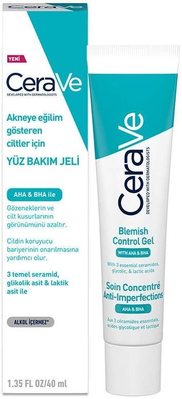 CeraVe Akneye Eğilim Gösteren Ciltler İçin Yüz Bakım Jeli 40ml