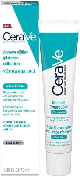 CeraVe Akneye Eğilim Gösteren Ciltler İçin Yüz Bakım Jeli 40ml