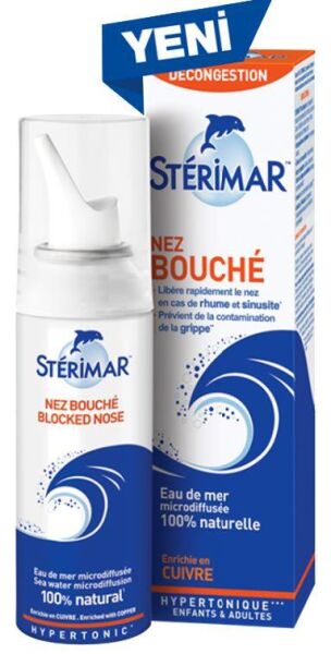 Sterimar Tıkalı Burun Hipertonik Deniz Suyu Spreyi 100ml