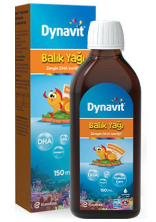 Dynavit Balık Yağı Şurubu Portakal Aromalı 150ml