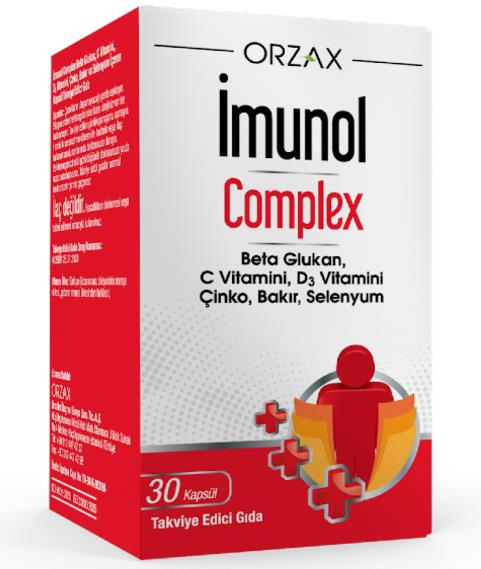 Orzax İmunol Complex 30 Kapsül