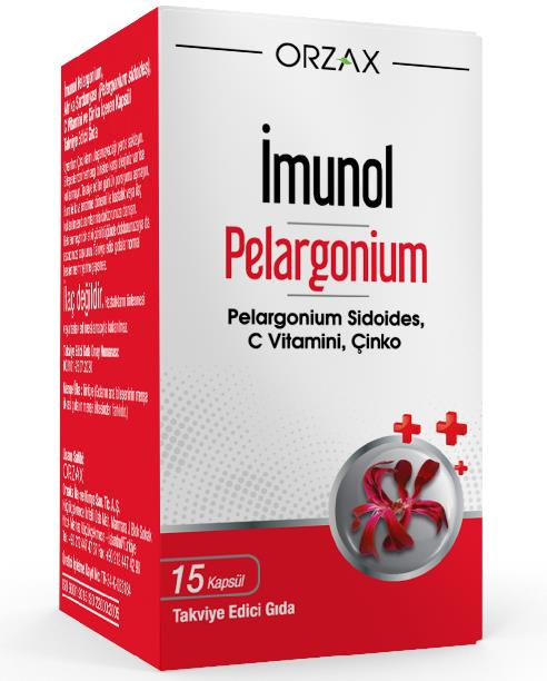 Orzax İmunol Pelargonium 15 Kapsül