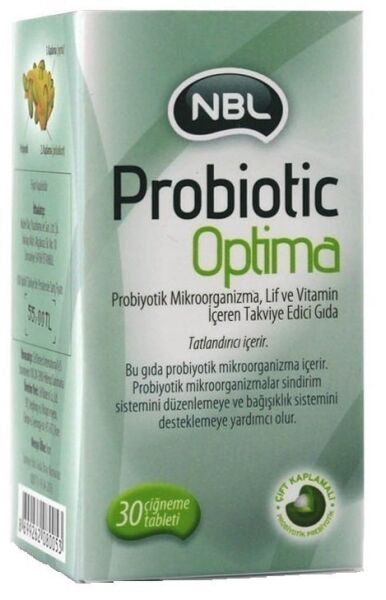 Nbl Probiotic Optima Çiğneme Tableti 30 Tablet