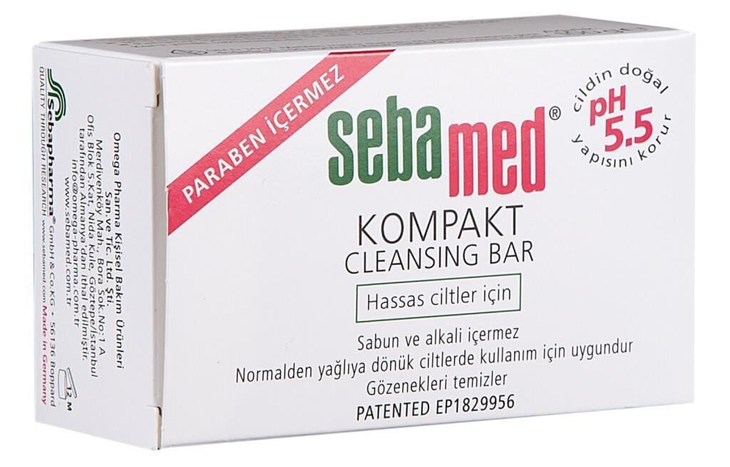 Sebamed Kompakt Cleasing Bar 100gr | Hassas Ciltler İçin Temizleyici Sabun