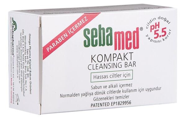 Sebamed Kompakt Cleasing Bar 100gr | Hassas Ciltler İçin Temizleyici Sabun