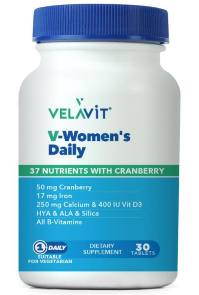 Velavit V-Women's Daily 37 Nutrients with Cranberry 30 Tablet