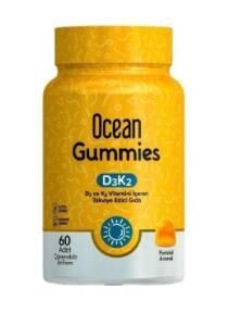 Ocean Gummies D3K2 60 Adet ÇiğnenebilirJel Form