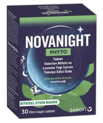 Novanight Phyto Valerian ve Lavanta Yağı 30 Tablet