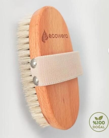 Ecowera Doğal At Kılı ve Vücut Fırçası