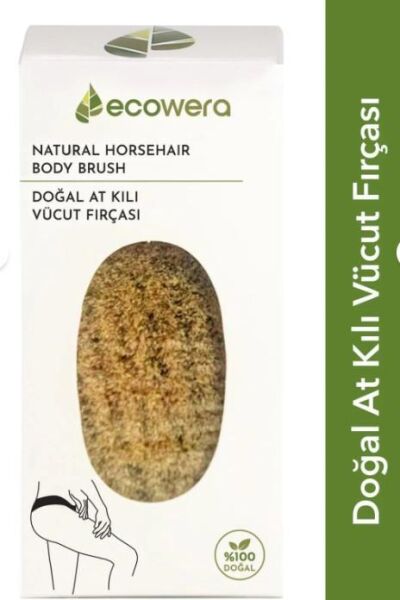 Ecowera Doğal At Kılı ve Vücut Fırçası
