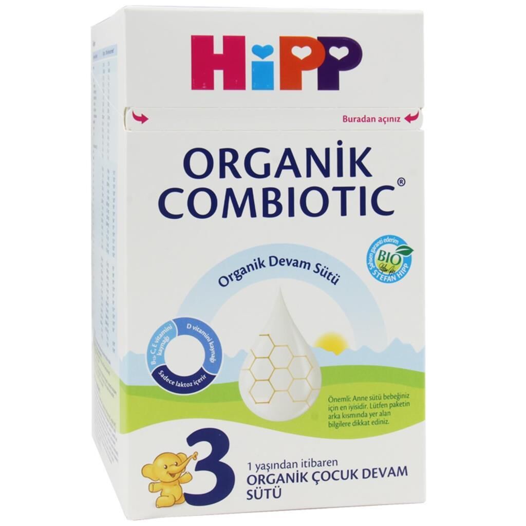 Hipp Combiotic Organik Bebek Sütü 3 800gr | 9-12 Ay Bebek Sütü