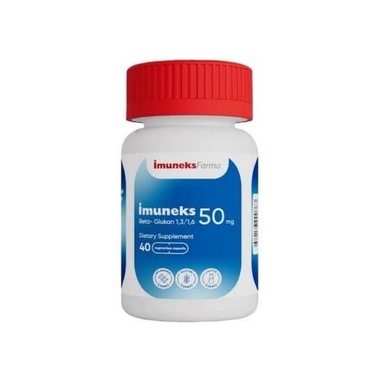 İmuneks Farma 50mg Beta Glukan 40 Kapsül