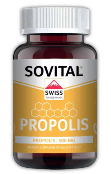 Sovital Propolis 500mg 60 Softgel