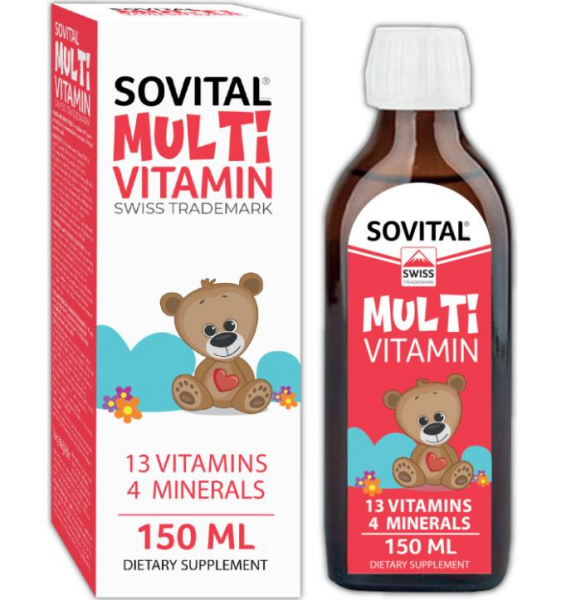 Sovital Multivitamin 13 Vitamins 4 Mineral Şurup 150ml