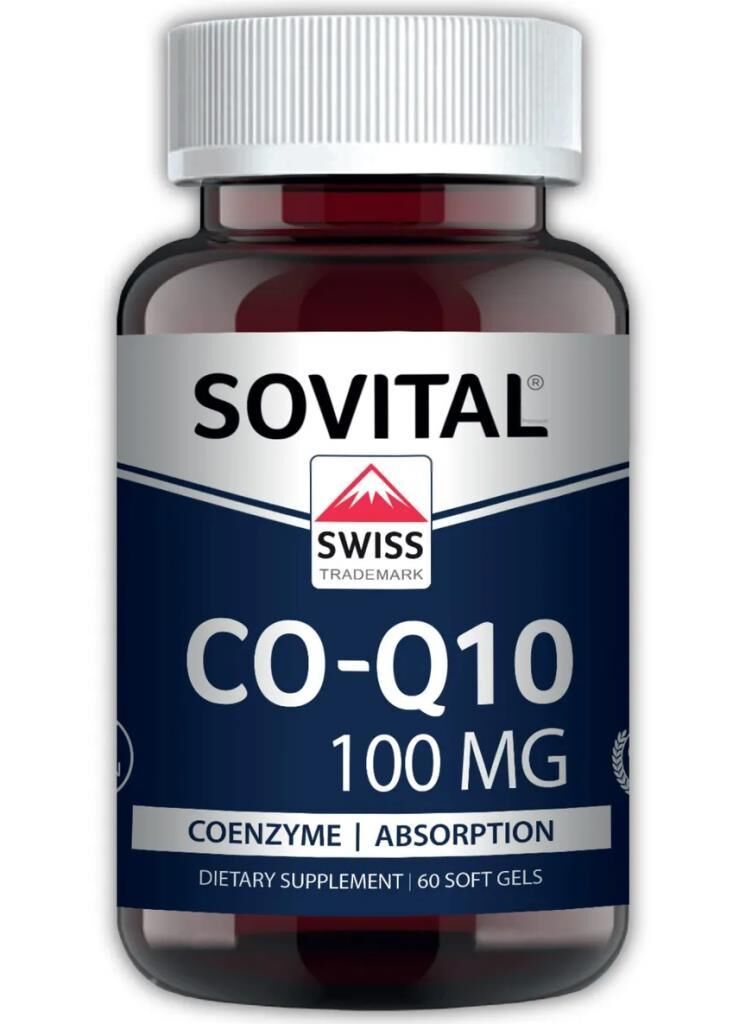 Sovital Co-Q10 100mg Coenzyme Q10 60 Kapsül