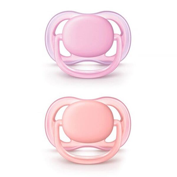 Philips Avent Yalancı Emzik Ultra Air Kız | 0-6 Ay, 2 Adet