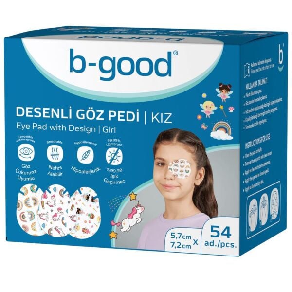 B-Good Desenli Gözpedi Kız 57mmx72mm