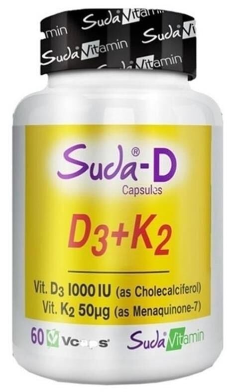 Suda Vitamin Suda-D D3+K2 60 Kapsül