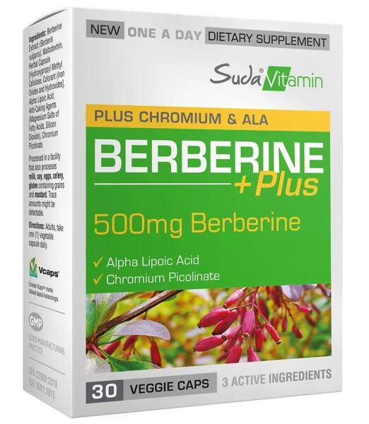Suda Vitamin Berberine Plus 30 Kapsül