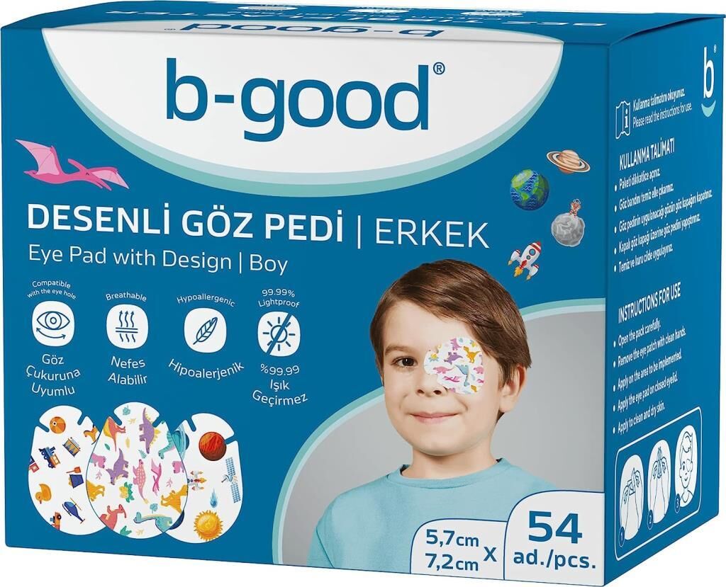 B-Good Desenli Gözpedi Erkek 57mmx72mm