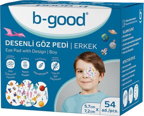 B-Good Desenli Gözpedi Erkek 57mmx72mm