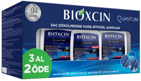 Bioxcin Quantum Kuru Normal Saçlara Özel Şampuan 3 Al 2 Öde