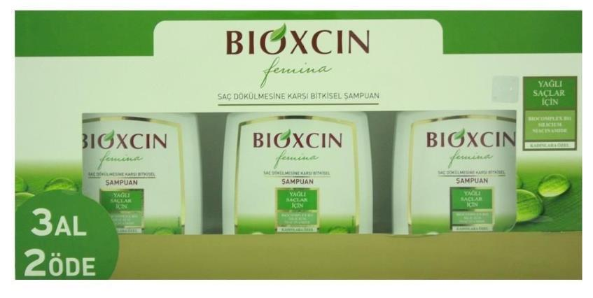 Bioxcin Femina Yağlı Saçlara Özel Şampuan 300ml |  3 Al 2 Öde
