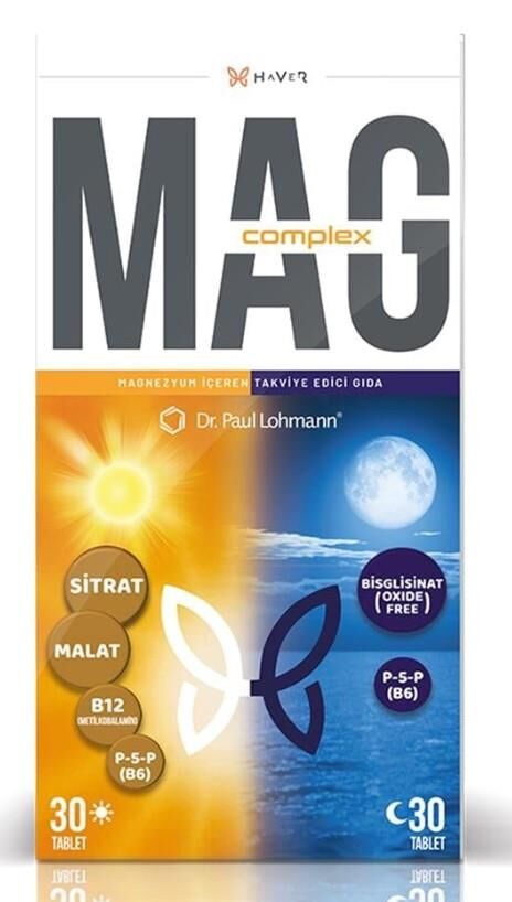 Haver Mag Complex 30 Gündüz & 30 Gece Tablet