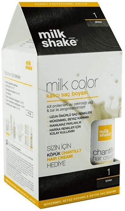 Milkshake Colour Kalıcı Saç Boyası 1 - Siyah
