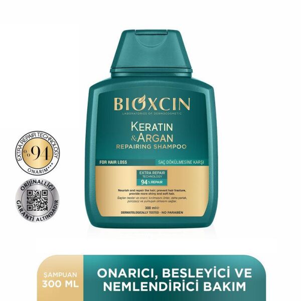 Bioxcin Keratin ve Argan Onarıcı Şampuan 300 ml | 3 Al 2 Öde