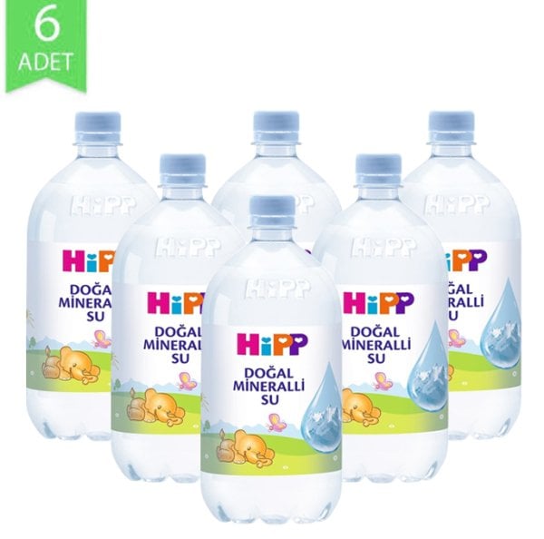 Hipp Doğal Mineralli Su 1L | 6 Adet