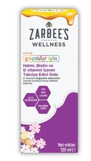 Zarbees Wellness Hatmi, Biotin ve D Vitamini 120 ml