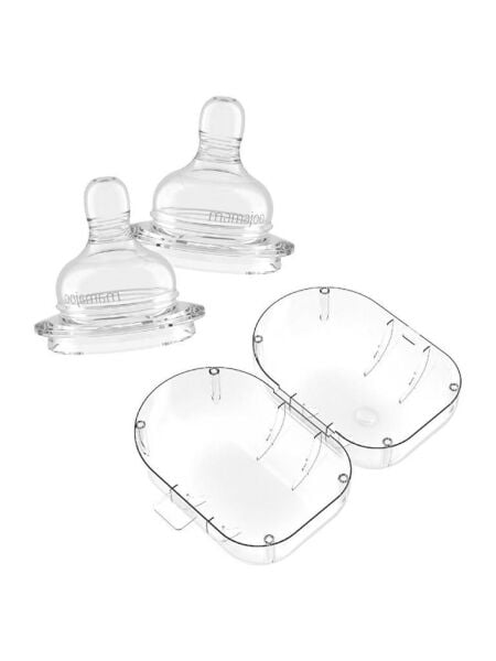 Mamajoo Silikon Biberon Emziği XL 12 Ay+ %0 BPA | 2 Adet
