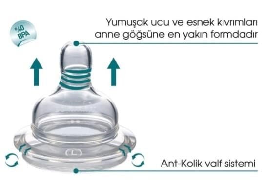 Mamajoo Silikon Biberon Emziği XL 12 Ay+ %0 BPA | 2 Adet