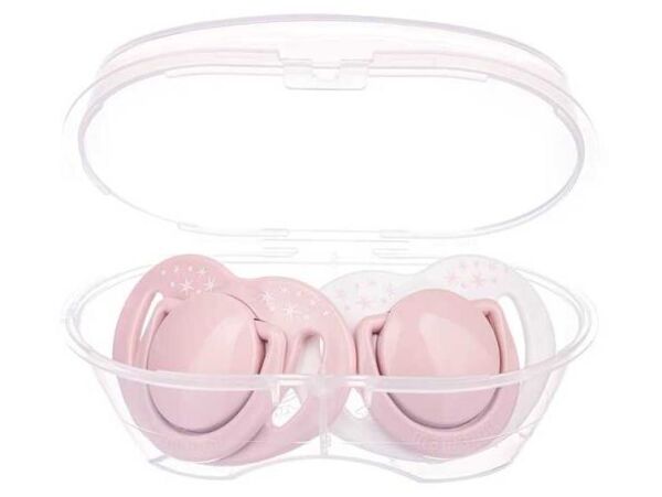 Mamajoo Yalancı Emzik Saklama Kutulu 0 Ay+ | Pembe