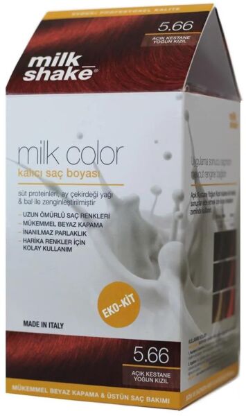 Milkshake Milk Color Eko Kit 5.66 Yoğun Kızıl