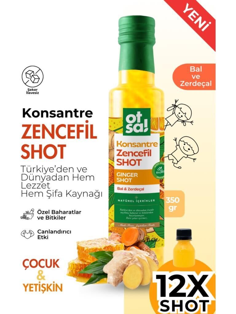 Otsa Konsantre Zencefil Shot 350 g | Bal Zerdeçal
