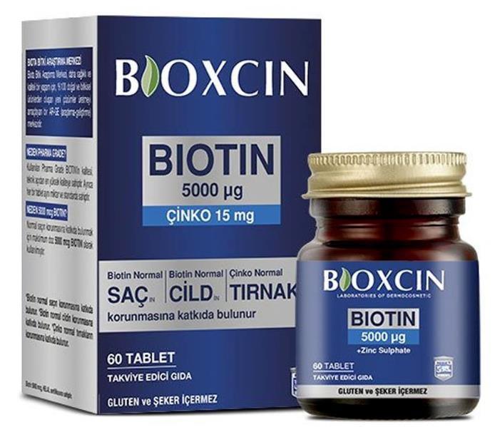 Bioxcin Biotin 5000mcg 60 Tablet