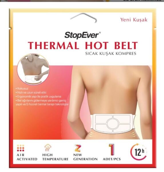 Stop Ever Thermal Hot Belt 1 Adet | Sıcak Kuşak Kompres