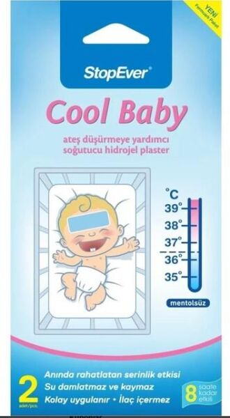 Stop Ever Cool Baby 2 Adet | Ateş Düşürmeye Yardımcı