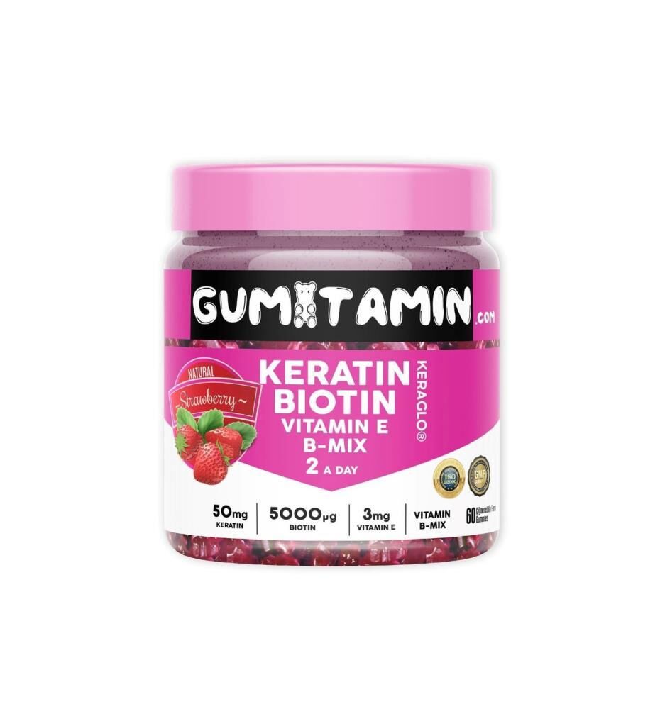 Gumitamin Keratin ve Biotin 60 Gummies