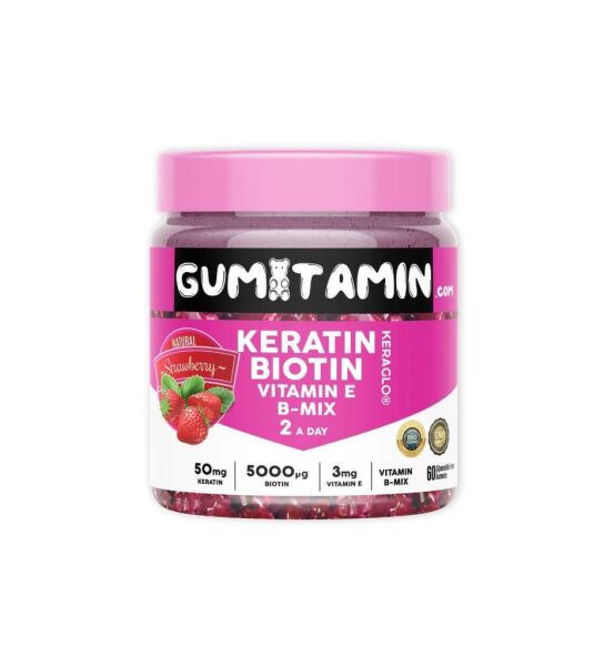 Gumitamin Keratin ve Biotin 60 Gummies