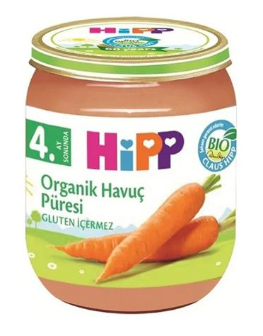 Hipp Organik Sebze Püresi 125gr | Havuç