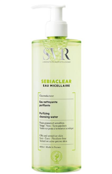 SVR Sebiaclear Eau Micellaire Cleansing Micellar Water 400ml