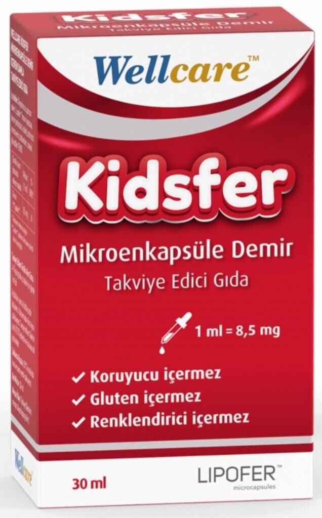 Wellcare KidsFer Demir Damla 30ml