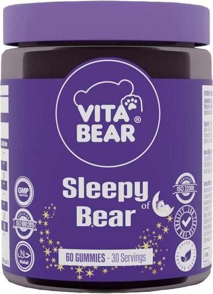 Vita Bear Sleepy Bear Gummy 60 Adet | Çiğnenebilir Form