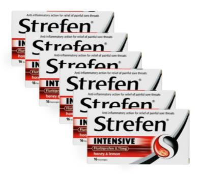 Strefen Intensive Honey & Lemon 16 Pastil | 6 Adet