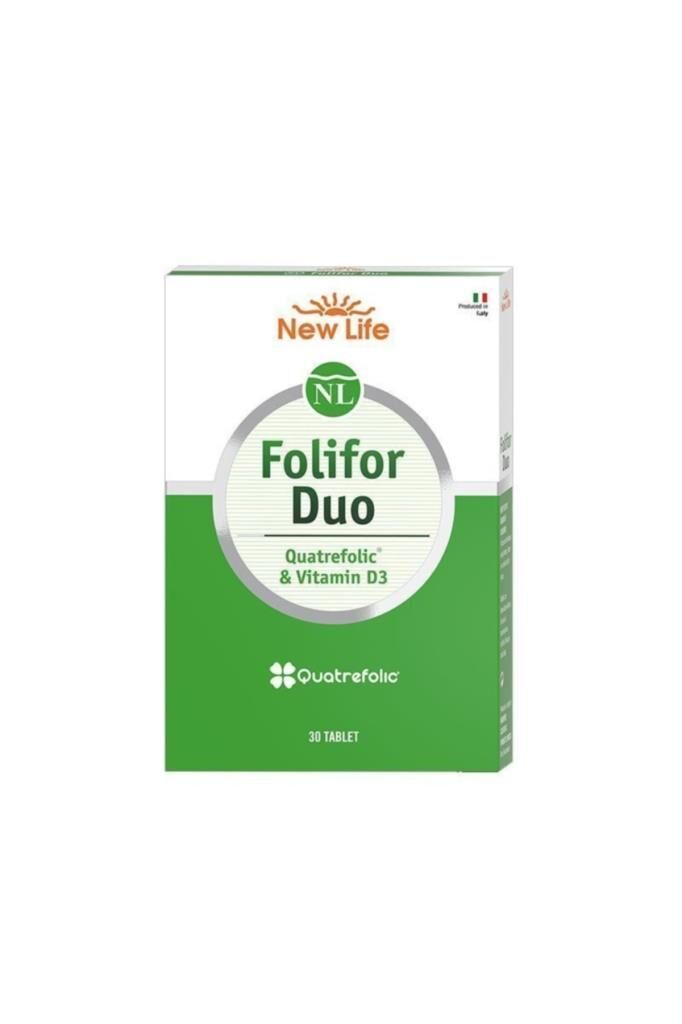 Folifor Duo Vitamin D3 & Quatrefolic - 30 Tablet