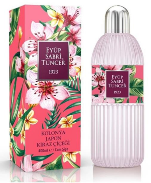 Eyüp Sabri Tuncer Kolonya Japon Kiraz Çiçeği 400ml | Cam Şişe